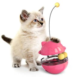 image-Pet supplies Amazon cat turntable teasing cat stick toy swing tumbler leaking food ball self-healing slow food device