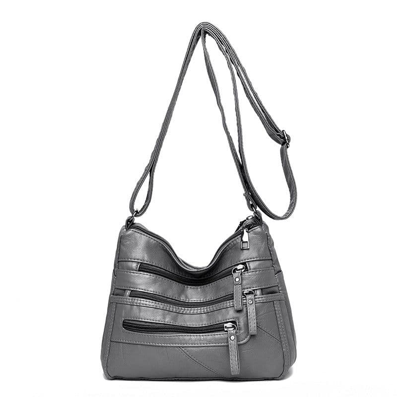 image-Cross-border bag women's messenger bag new shoulder bag large-capacity mature French fashion fashion retro texture women's bag