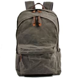image-Muchuan cloth bag ladies oil wax canvas bag retro outdoor backpack large capacity backpack men's mountaineering school bag