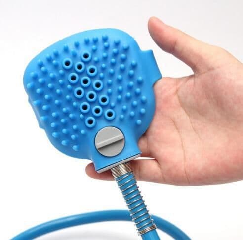 image-New TV Pet Bath Cleaner Brush Silicone Shower Nozzle Manufacturer