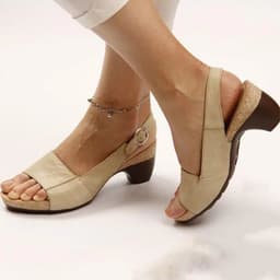 image-summer new women's shoes Europe and America Amazon solid color thick heel buckle ladies sandals 35-43 large size shoes women