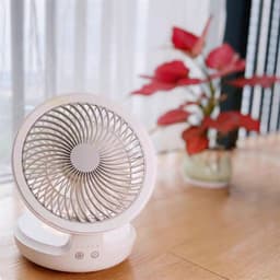 image-Suspension Fan Aiden Air Circulation Fan USB Charging Folding Desktop Mini Portable Wall Mount