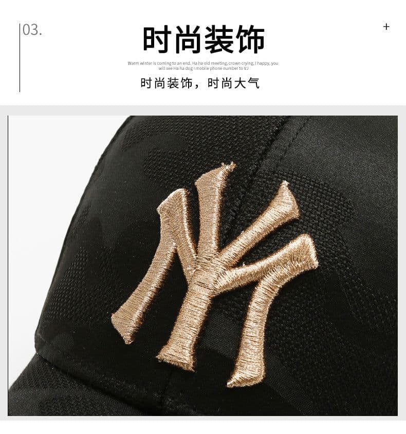 image-Camouflage baseball cap women's spring and autumn new men's outdoor sun hat net red embroidered letters couple caps