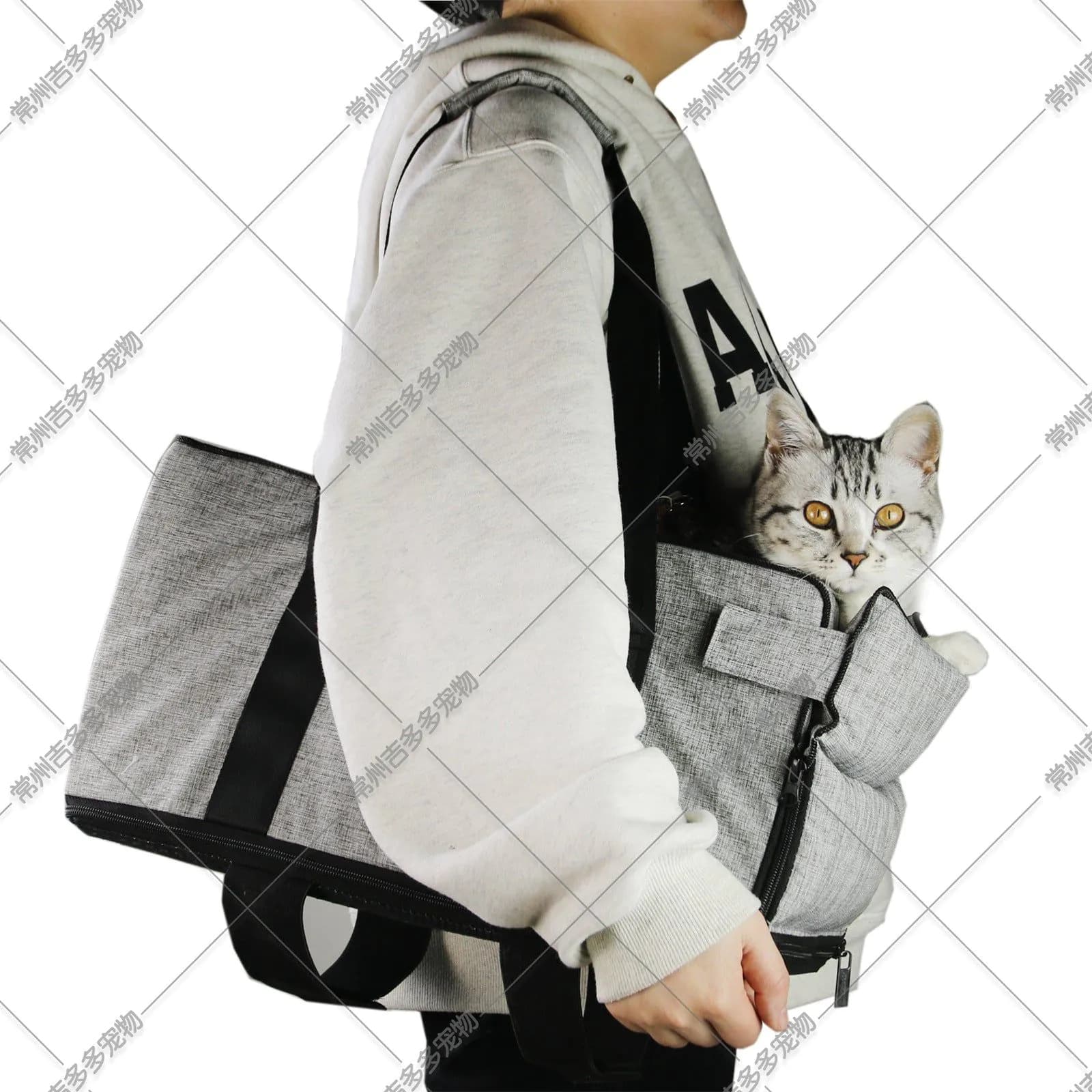 image-Pet new portable car dual-use cat and dog kennel wholesale folding storage central control pet car kennel one piece drop shipping