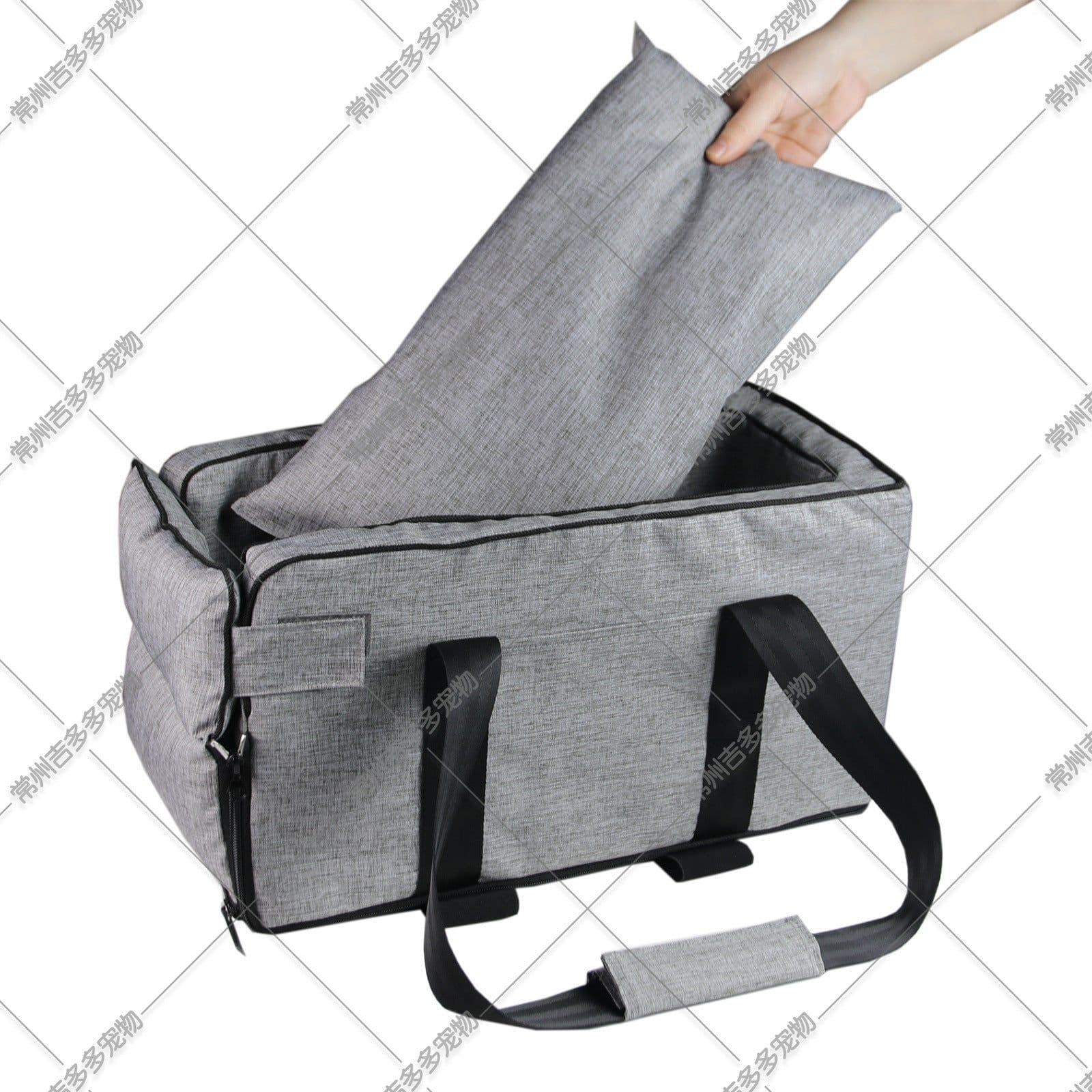 image-Pet new portable car dual-use cat and dog kennel wholesale folding storage central control pet car kennel one piece drop shipping