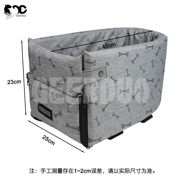 image-Guiduoduo's new single-opening double-opening car center control cat and dog kennel spot no logo pet car kennel agency manufacturer