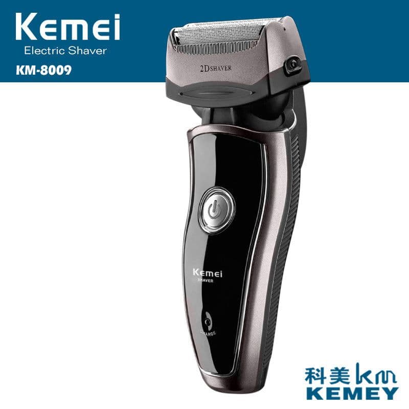 image-Kemei Kemei factory direct sales reciprocating washing razor electric rechargeable razor KM8009