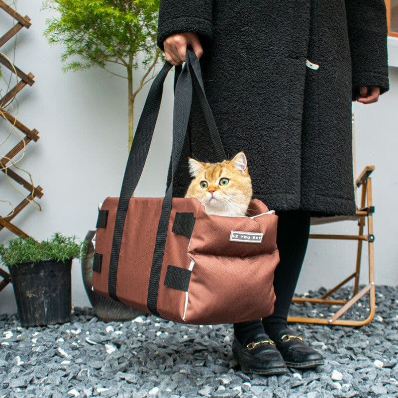 image-Paipai cat new car cat bag go out portable car central control cat litter pet supplies