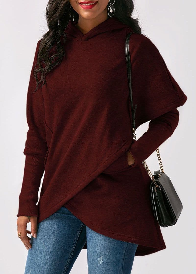image-Across Amazon AliExpress Women's New European and American Popular Long Sleeve Sweater Women's Top Hoodie