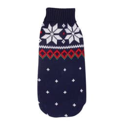 image-Christmas Reindeer Maple Snowflake Festive Pet Clothes Turtleneck Knit Sweater Dog Cat Costume Winter Coat