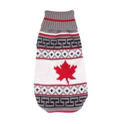 image-Christmas Reindeer Maple Snowflake Festive Pet Clothes Turtleneck Knit Sweater Dog Cat Costume Winter Coat