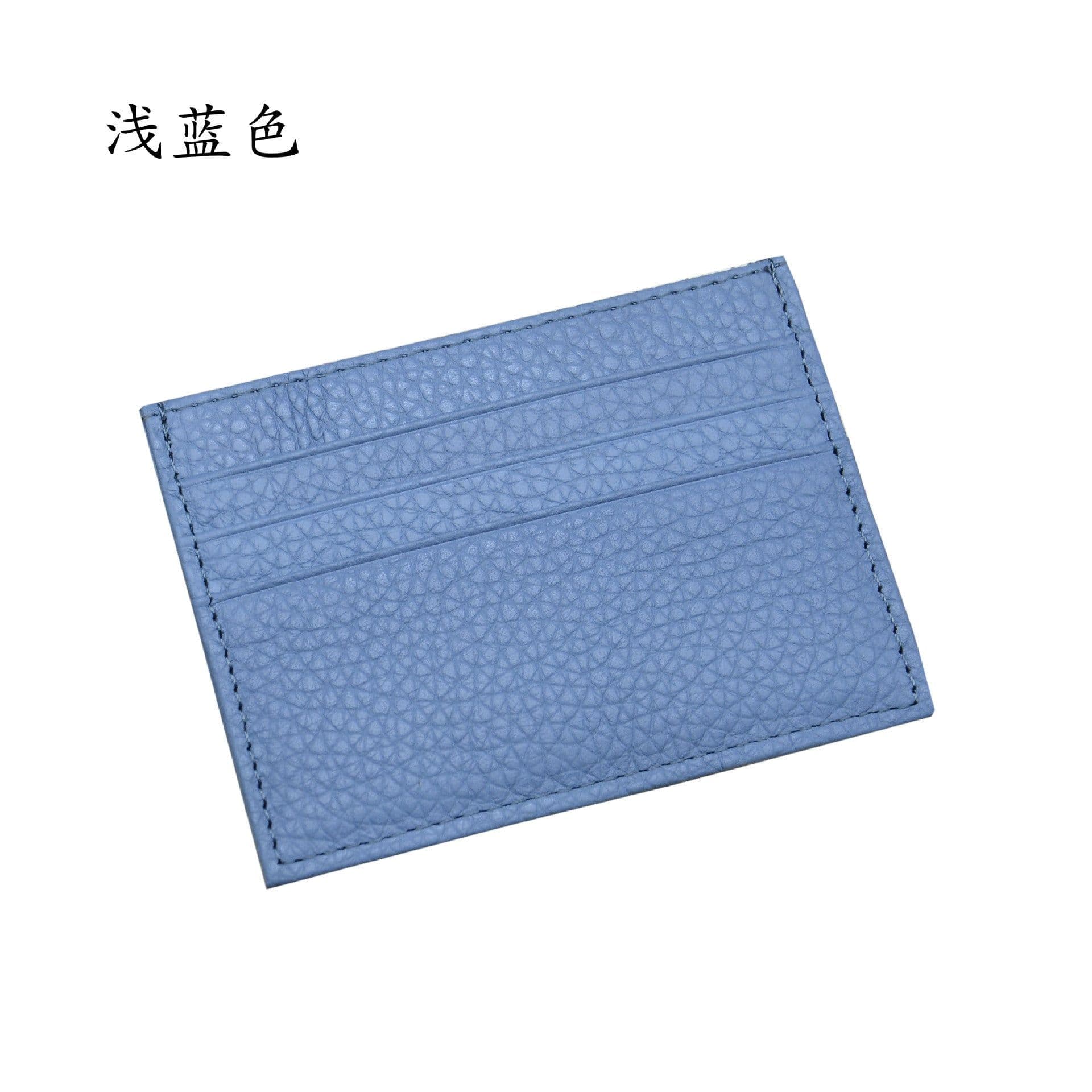 image-Leather multi-card slot small card holder first layer cowhide coin purse bank card portable card holder factory wholesale