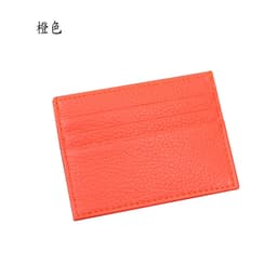 image-Leather multi-card slot small card holder first layer cowhide coin purse bank card portable card holder factory wholesale