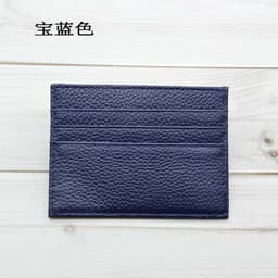 image-Leather multi-card slot small card holder first layer cowhide coin purse bank card portable card holder factory wholesale