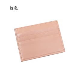 image-Leather multi-card slot small card holder first layer cowhide coin purse bank card portable card holder factory wholesale