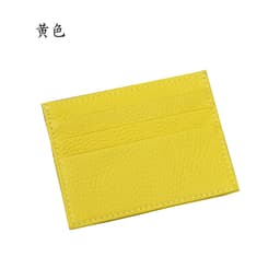 image-Leather multi-card slot small card holder first layer cowhide coin purse bank card portable card holder factory wholesale