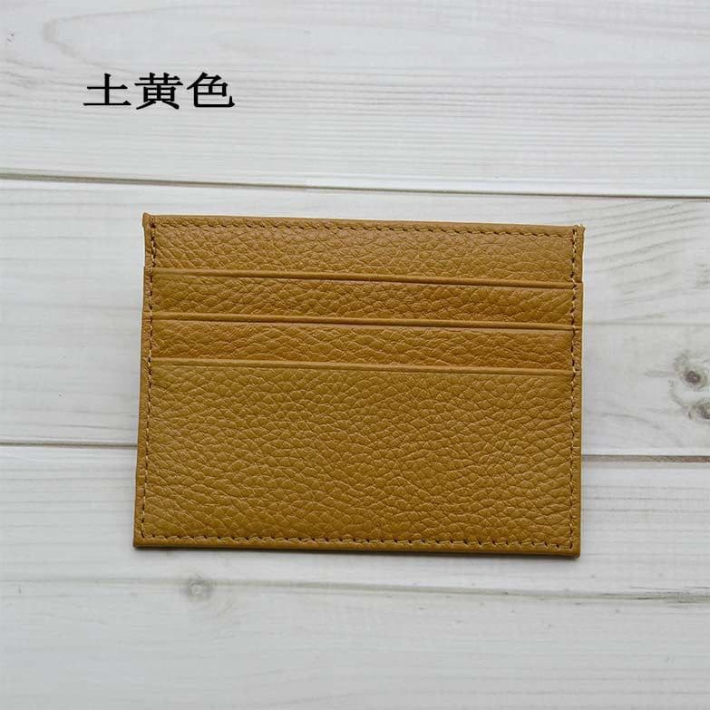 image-Leather multi-card slot small card holder first layer cowhide coin purse bank card portable card holder factory wholesale