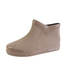 image-New rain boots women's fashion all-match adult non-slip wear-resistant short rain boots rubber shoes waterproof shoes kitchen work water boots