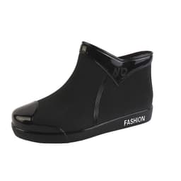 image-New rain boots women's fashion all-match adult non-slip wear-resistant short rain boots rubber shoes waterproof shoes kitchen work water boots