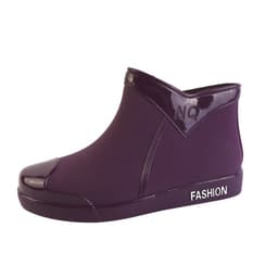 image-New rain boots women's fashion all-match adult non-slip wear-resistant short rain boots rubber shoes waterproof shoes kitchen work water boots