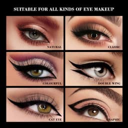 image-O.TWO.O Charming Cat's Eye Seal Eyeliner Pencil Waterproof, Sweat-proof, Lasting, Not Smudged, Not Decolorized Eyeliner 1019