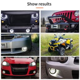 image-Source manufacturers apply 4-inch LED modified car lights Jeep Wrangler Jeep JK TJ fog lights classic
