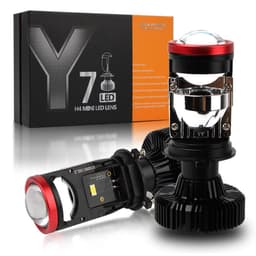 image-h4 car LED headlight bulb with lens car light far and near one super bright spotlight 12v headlight one piece on behalf of