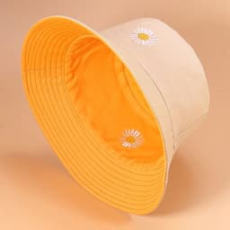 image-Hat female fisherman hat Korean version autumn sun hat female Japanese Korean version student Korean male sun hat hipster embroidery