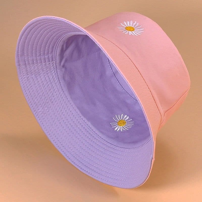 image-Hat female fisherman hat Korean version autumn sun hat female Japanese Korean version student Korean male sun hat hipster embroidery