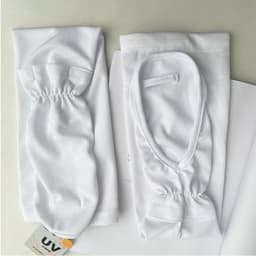 image-Japanese UV large size ice sleeve gloves female summer driving sunscreen sleeves loose arm guards riding anti-ultraviolet ice silk sleeves