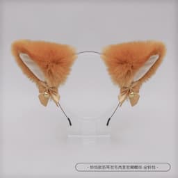 image-One piece Japanese cute plush bell bow Lolita headwear fox ear accessories cat ear headband
