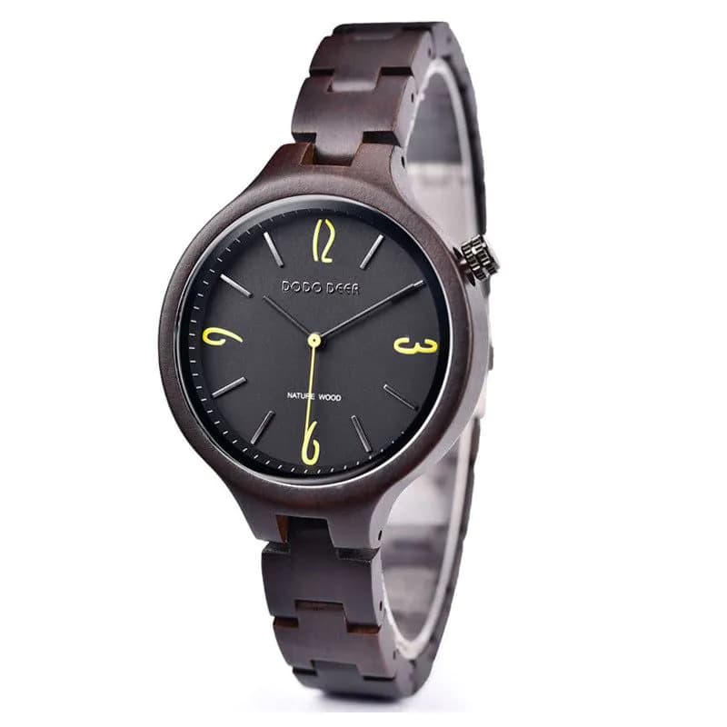 image-DODODEER foreign trade hot-selling women's wooden watch literary retro wooden watch women's European and American cross-border e-commerce best-selling