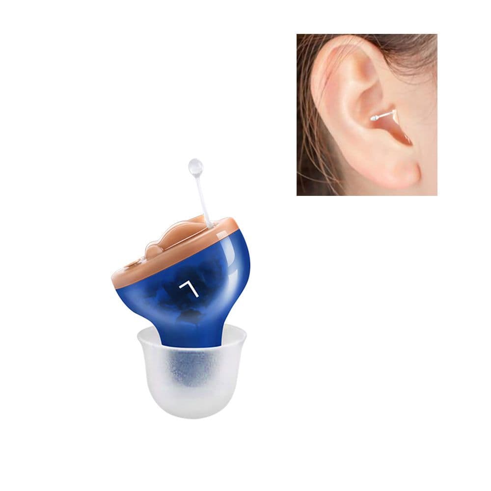 image-HearingAid Invisible Channel CIC Sound Amplifier Hearing Aid Headphones English Overseas Version