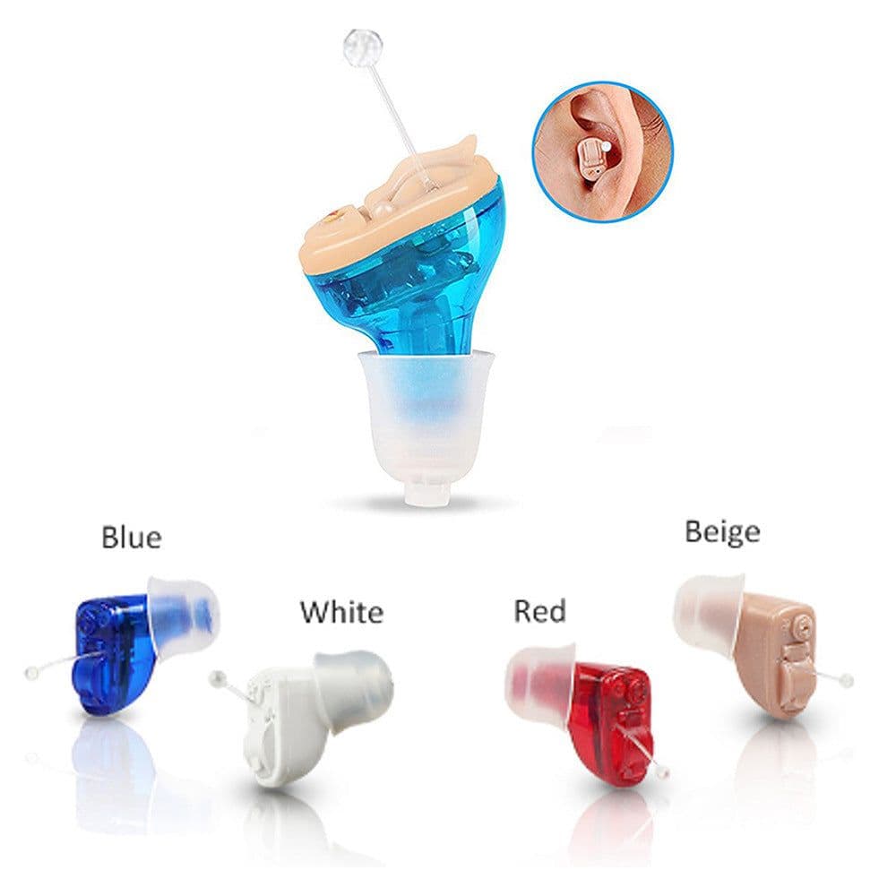 image-HearingAid Invisible Channel CIC Sound Amplifier Hearing Aid Headphones English Overseas Version