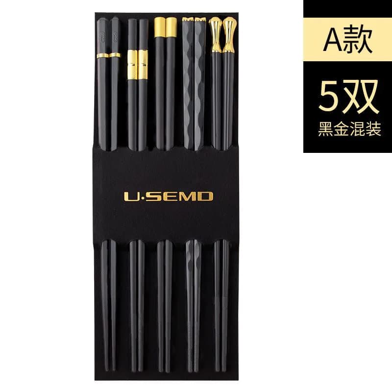 image-Factory direct supply chopsticks new chopsticks household one person one chopsticks meal alloy chopsticks Japanese chopsticks live broadcast