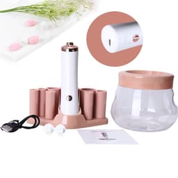image-Rechargeable Makeup Brush Cleaner Electric Brush Machine Eyelashes Quick Dryer Glue Waker Brush Cleaning Tool