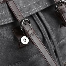 image-Factory direct men's canvas backpack simple large-capacity travel backpack computer bag cross-border hot spot