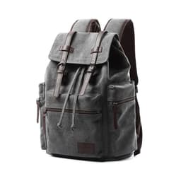 image-Factory direct men's canvas backpack simple large-capacity travel backpack computer bag cross-border hot spot