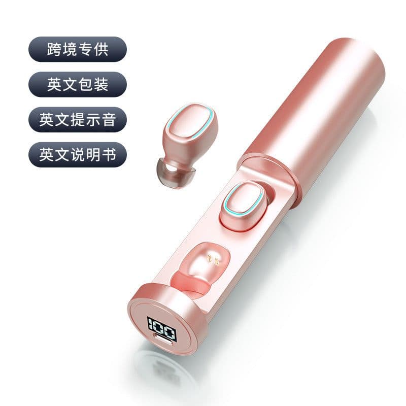 image-Wireless bluetooth headset single and binaural in-ear mini invisible battery life long standby cross-border explosion suitable for apple