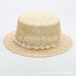 image-2022 new shell necklace straw hat Amazon ebay, new foreign trade wish