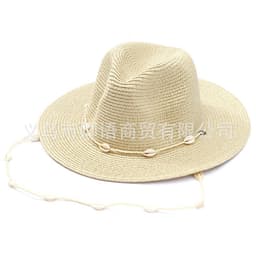 image-2022 new shell necklace straw hat Amazon ebay, new foreign trade wish