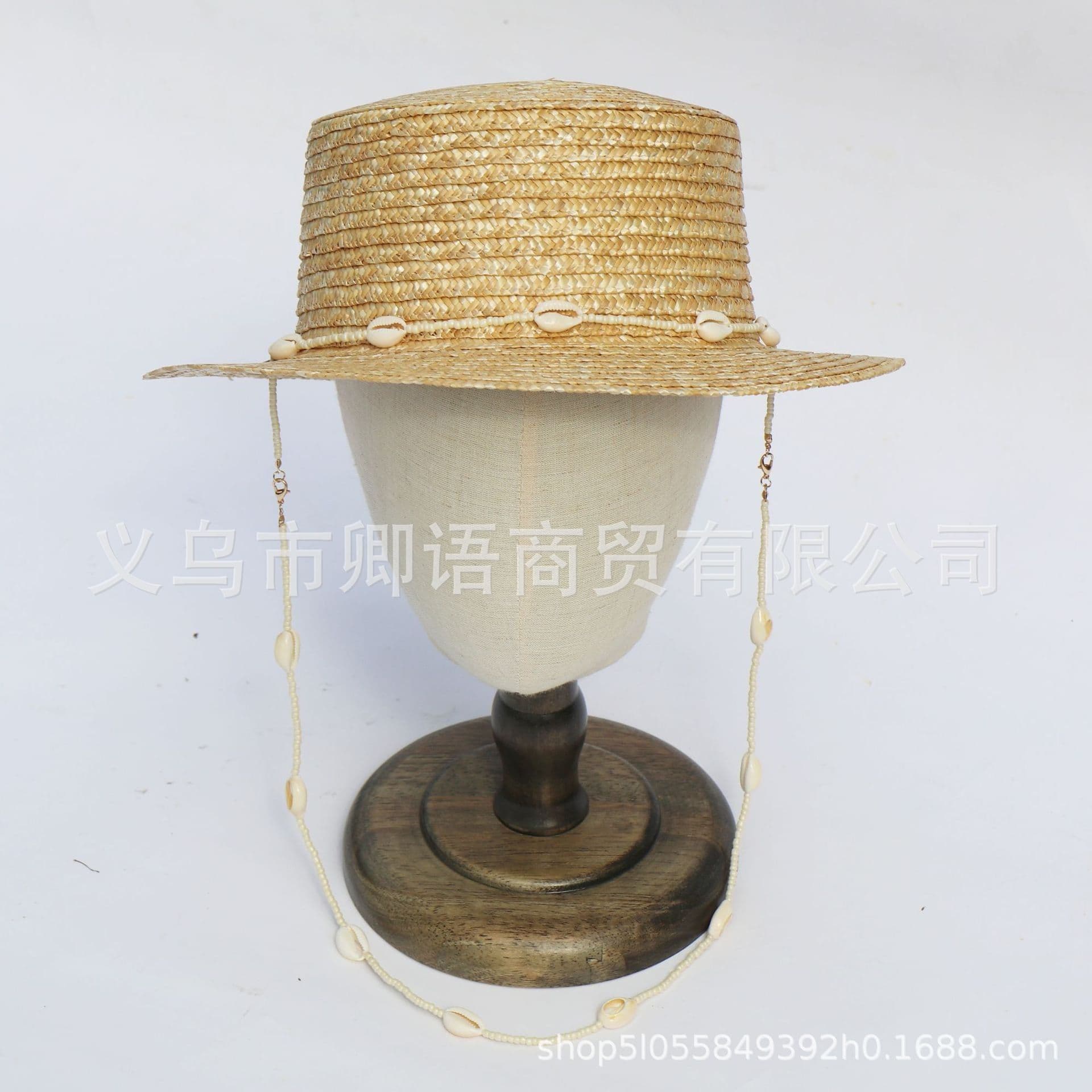 image-2022 new shell necklace straw hat Amazon ebay, new foreign trade wish