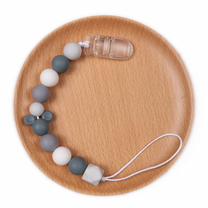 image-Amazon pacifier chain cartoon animal teether chain INS baby silicone pacifier clip baby products
