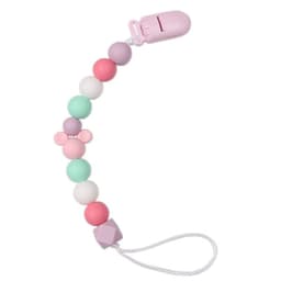 image-Amazon pacifier chain cartoon animal teether chain INS baby silicone pacifier clip baby products