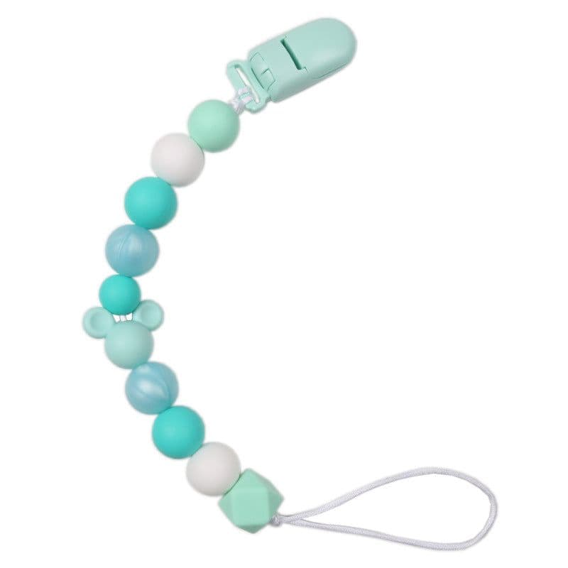 image-Amazon pacifier chain cartoon animal teether chain INS baby silicone pacifier clip baby products