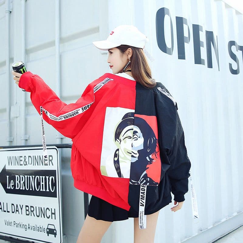 image-Summer thin sun protection clothing women's baseball uniform jacket 2022 spring and autumn new Korean style loose zipper casual top tide