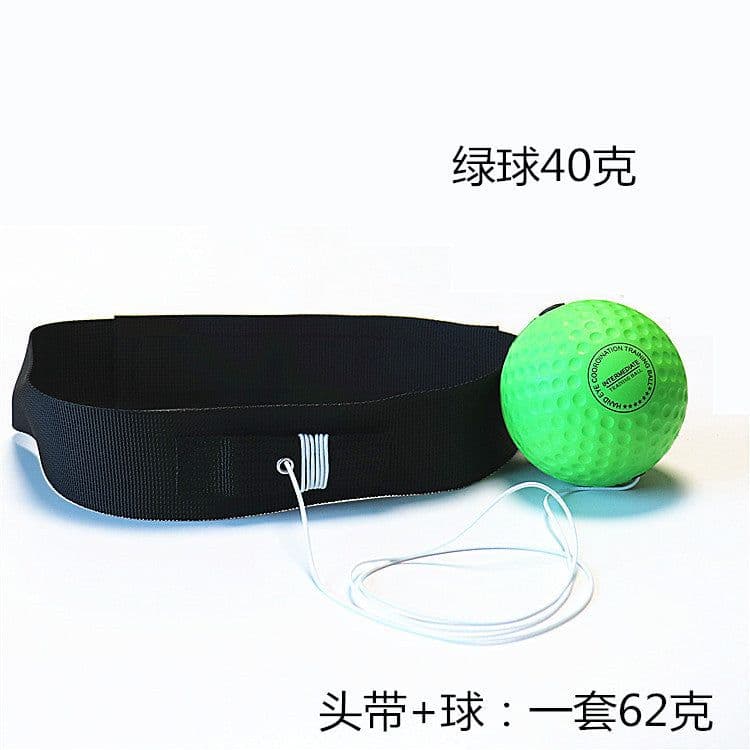 image-New nylon belt boxing reaction ball head-mounted Sanda fight training equipment head-mounted boxing speed ball