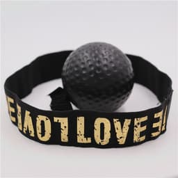 image-New nylon belt boxing reaction ball head-mounted Sanda fight training equipment head-mounted boxing speed ball