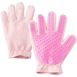 image-Pet Cleaning Supplies New Five Finger Suede Cat Gloves Bath Grooming Massage Brush One Piece Distribution