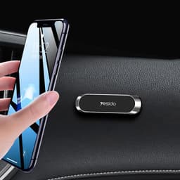 image-yesido mobile phone bracket car mini creative magnetic zinc alloy magnet car bracket cross-border drop shipping